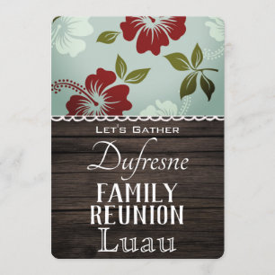 Invitación Luau