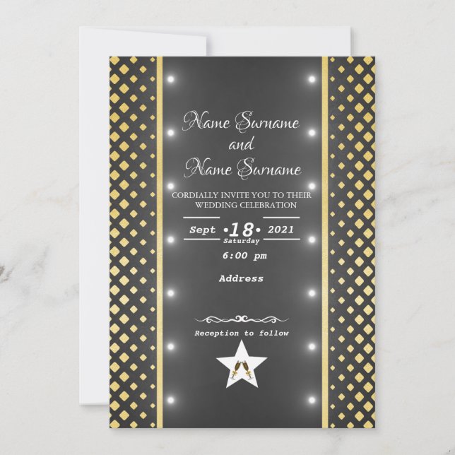 Invitación Luces (Anverso)