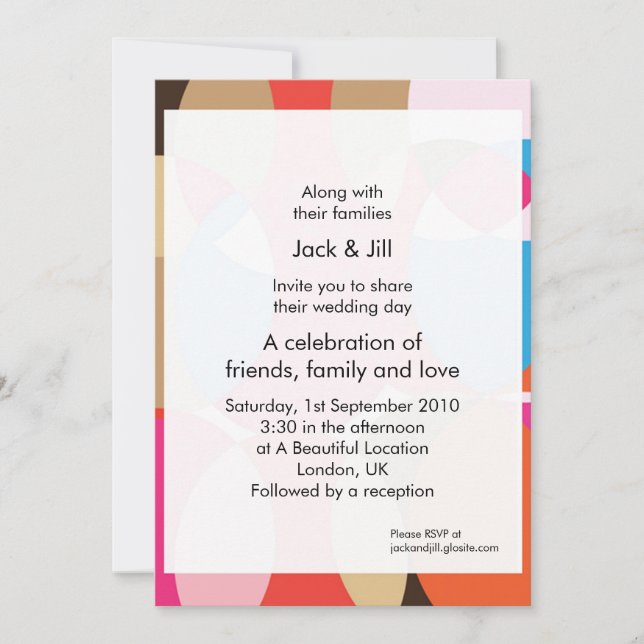 Invitación Luces 5x7 (Anverso)