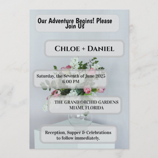 Invitación Luces Bokeh Ambientales Copa de Vino Moderna Forma (Anverso)