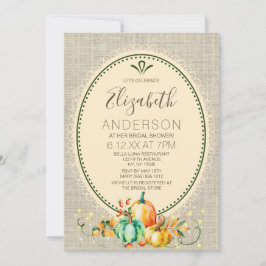 Invitación Luces de Bouquet de otoño volcánicas caen en la DU