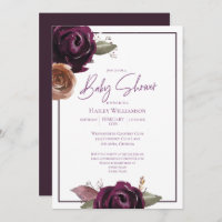 Luces de cadena Baby Shower Pink Gold Purple Flora