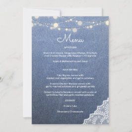 Invitación Luces de Cadena de Encaje de Pantalones Vaqueros I