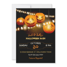Luces de cadena de Jack O Lantern de Halloween