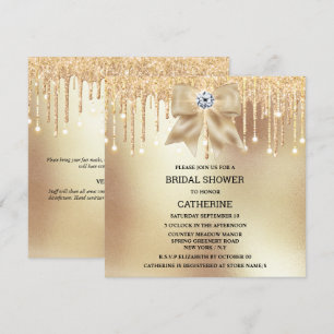 Invitación Luces de cuerda de chispa de arco de diamante de p