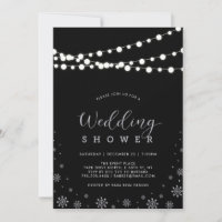 Luces de Cuerda Plateadas y Negras para Ducha de B