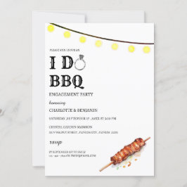 Invitación Luces de cuerda rusas hago partido de compromiso d