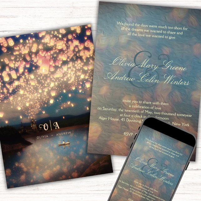 Invitación Luces de Deseo de Amor (Subido por el creador)