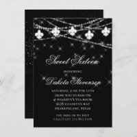 Luces de Fleur de Lis | Mardi Gras Dulce negro 16