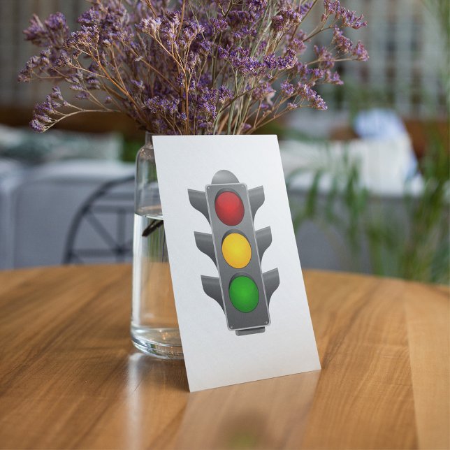 Invitación Luces de Tráfico Rojo Amarillo Verde Señal (Subido por el creador)