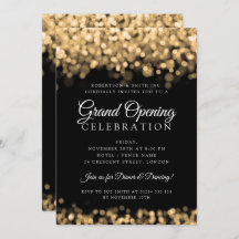 Luces deslumbrantes de oro de la gran apertura cor