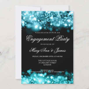 Invitación Luces esparcantes del Partido del Compromiso Turqu
