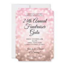 Luces Gold del Rosa de Fiesta de Recaudación de Fo