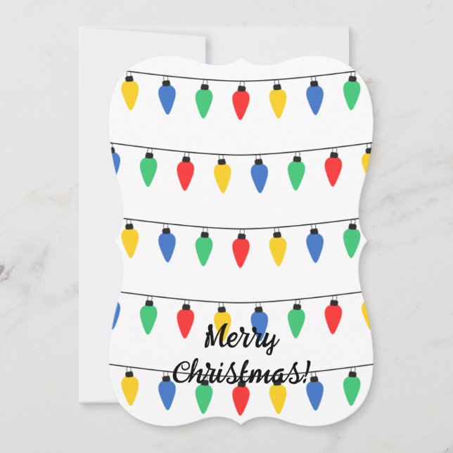 Invitación Luces navidades (Anverso)