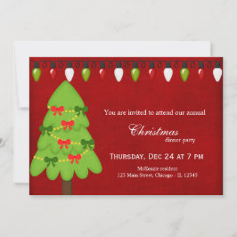 Invitación Luces navidades