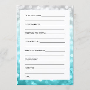 Invitación Luces nupciales del purpurina de Ombre de la playa