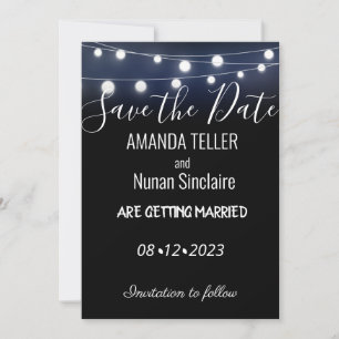 Invitación Luces por la Noche