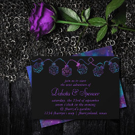 Invitación Luces RPG | Nebula Fantasy Tabletop Gamer Dice