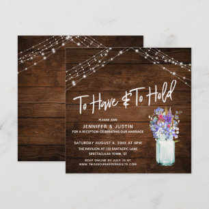 Invitación Luces rusas para tener y sostener flores silvestre