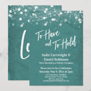 Invitación Luces Texturizadas Para Tener y Para Mantener Rece