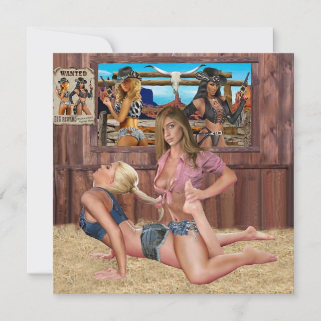 INVITACIÓN LUCHA CONTRA LAS MUCHACHAS #1 (Anverso)