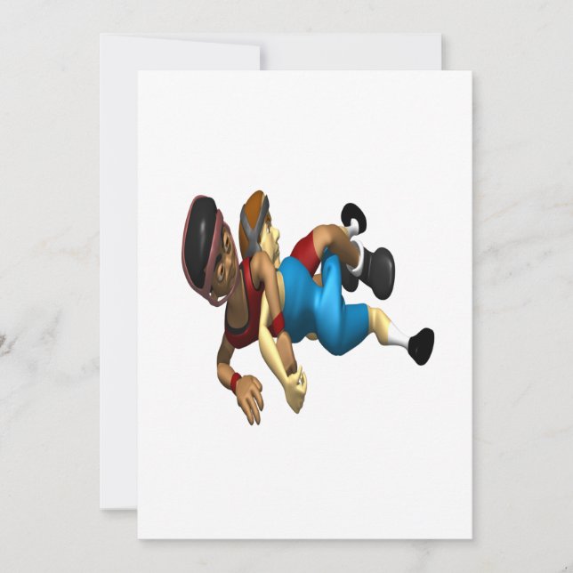 Invitación Lucha libre (Anverso)