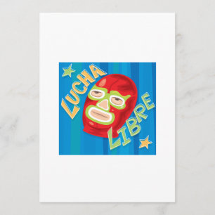 Invitación Lucha libre