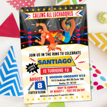 Lucha libre mexicana lucha por cumpleaños