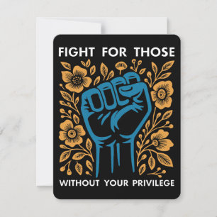 Invitación Lucha Por Los Que No Tienen Privilegio