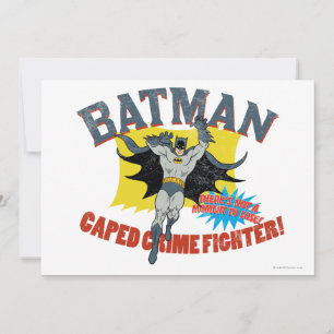 Invitación Luchador de crímenes controlado por Batman