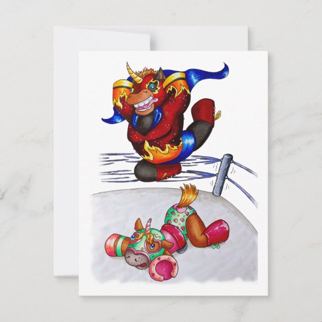 Invitación Luchadores (Anverso)