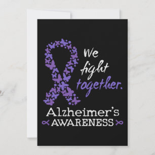 Invitación Luchamos juntos - Conciencia sobre el Alzheimer