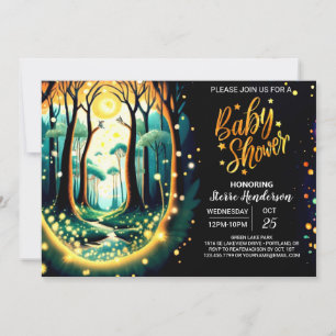 Invitación Luciérnagas luciérnagas bailan en Baby Shower