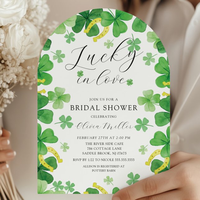 Invitación Lucky In Love Bridal Shower (Subido por el creador)