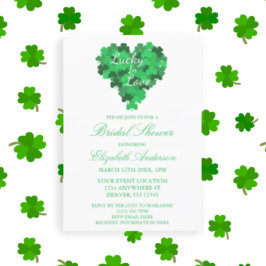 Invitación Lucky In Love Bridal Shower