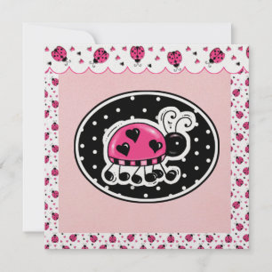 Invitación Lucky LadyBug - SRF