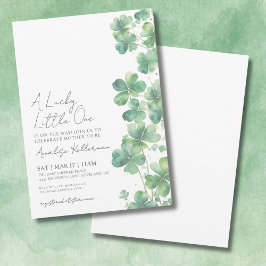 Invitación Lucky Little One St. Patrick's Day Baby Shower