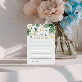 Invitación Lucky One Birthday Time Capsule Card