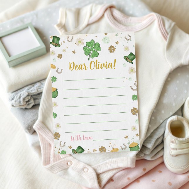 Invitación Lucky One Birthday Time Capsule Card (Subido por el creador)