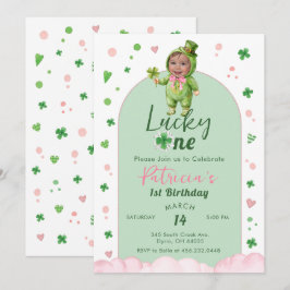 Invitación Lucky One St Patrick Birthday Photo