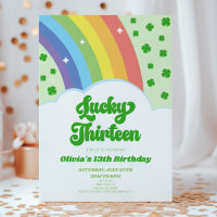 Lucky Thirteen Rainbow 13th Cumpleaños Party