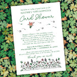 Invitación Lucky Wildflowers Milestone Birday Card Shower<br><div class="desc">Notificar a amigos y familiares de un cumpleaños histórico con nuestra Invitación de ducha con tarjeta. Perfecto para los que prefieren una celebración de bajo perfil, esta invitación anima a los seres queridos a enviar sus sentidas tarjetas para conmemorar la ocasión. El regalo perfecto para un hito 50, 60, 70,...</div>