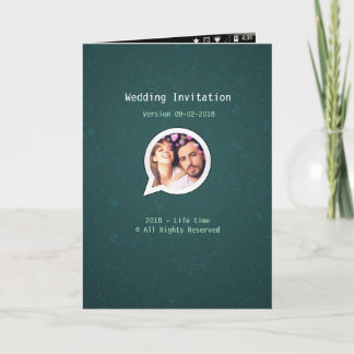 Invitación Lucretia&Otto de la boda de Whatsapp