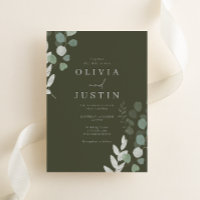 Lujo boda: Boda de la vegetación de oliva divina