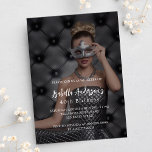 Invitación Lujo de la fiesta de cumpleaños<br><div class="desc">Personalice y agregue los detalles de su foto y fiesta. He usado un overlay oscuro sobre la foto para que sea más fácil leer el texto. He agregado 2 capas, pero sólo una está activa. Hay un pequeño símbolo al final de la capa/línea superpuesta que puede hacer clic para ocultar...</div>