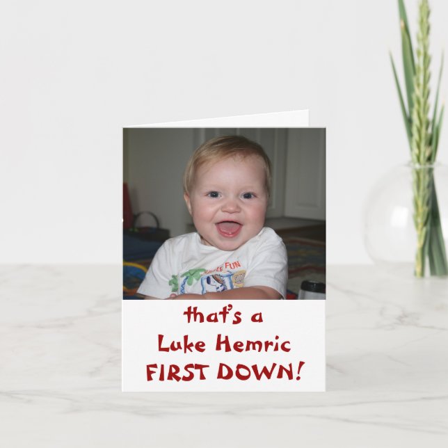 Invitación Luke ¡PRIMERO! (Anverso)