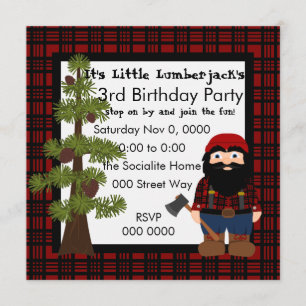 Invitación Lumberjack Gnome
