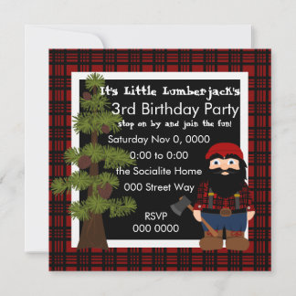 Invitación Lumberjack Gnome