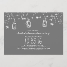 Invitación lumbreras de luciérnaga jarras de máscaras ducha d