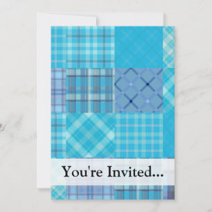 Invitación Luminosas madras azules colocadas